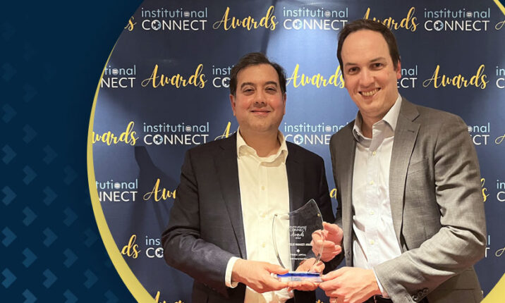 The Canada Large Cap Equity team wins the Portfolio Manager Award at the Institutional Connect Awards 2023