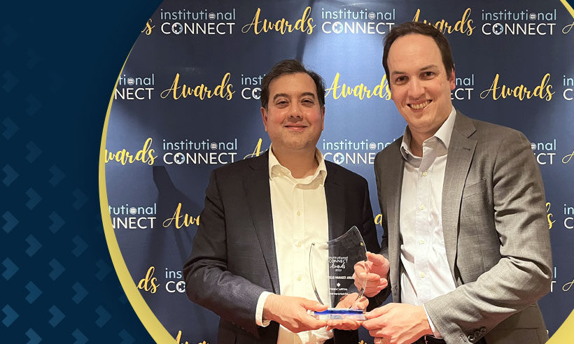 The Canada Large Cap Equity team wins the Portfolio Manager Award at the Institutional Connect Awards 2023