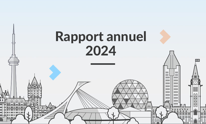 Image du site web du Rapport annuel 2024