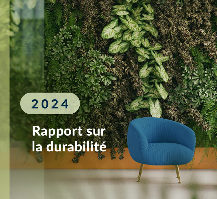 Image d'un espace bureau rempli de verdure